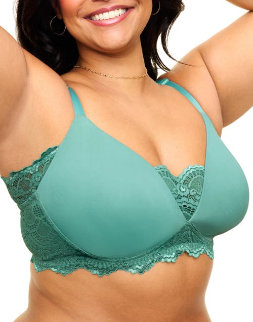 Adore Me Jainey Contour Plunge Bra In Green