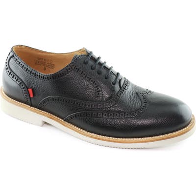 Marc Joseph New York Spring Street Pebbled Wingtip Oxford, Black
