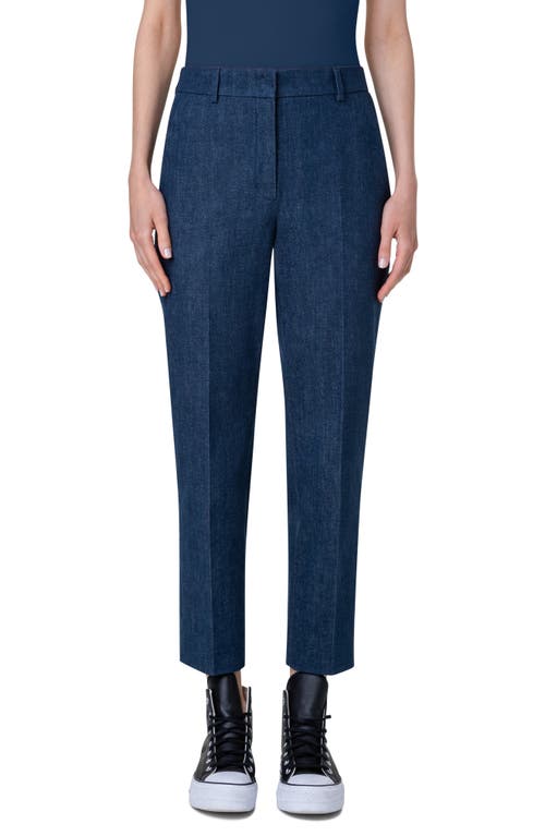 Akris Flavin Stretch Denim Ankle Pants at Nordstrom,