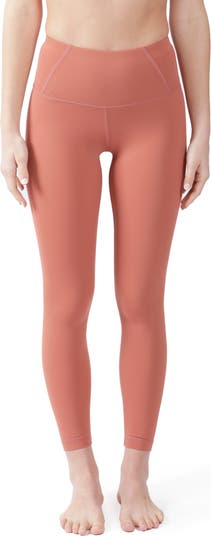 Yogalicious, Pants & Jumpsuits, Yogalicious Lux High Waist Ankle Length  Leggings Rouge Blush Size Large