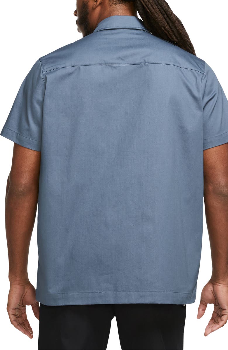 Nike Woven Military Short-Sleeve Button-Down Shirt | Nordstrom