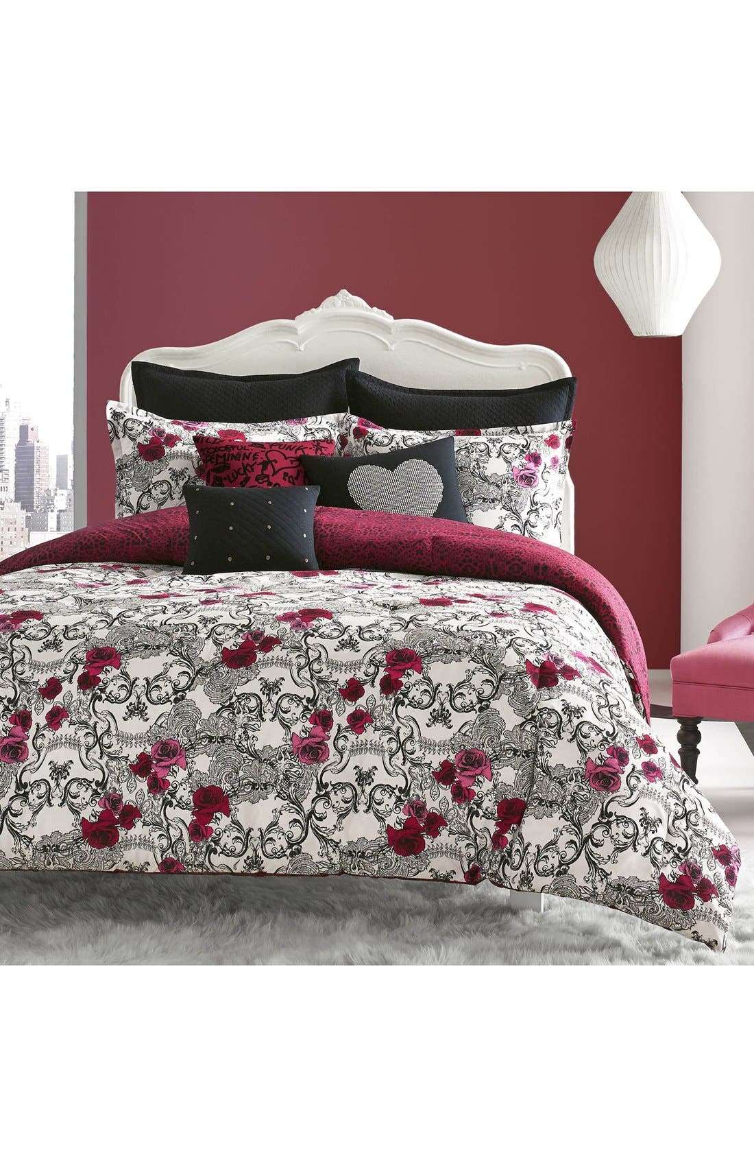 Betsey Johnson Bedding Rock Out Reversible Comforter Sham Set Nordstrom   E81dc5c3 0276 4daa Aeb7 9783d7a9ee73 