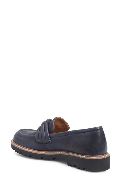 Comfortiva Lilac Lug Sole Loafer In Sky Navy