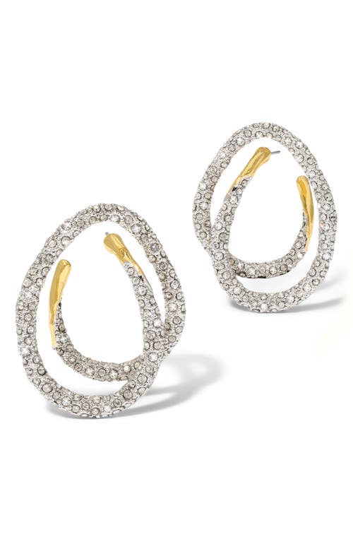 Alexis Bittar Solanales Crystal Pavé Spiral Hoop Earrings in Crystals at Nordstrom