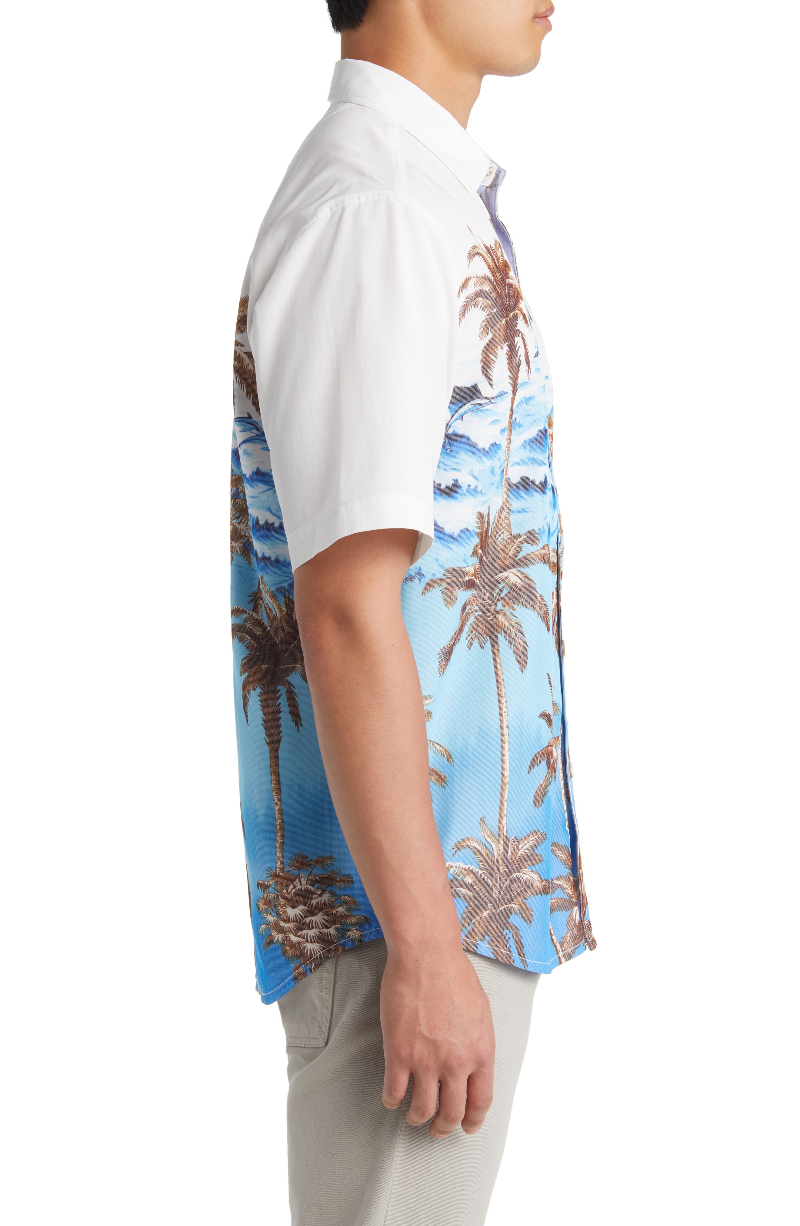 Tommy Bahama Mojito Bay Playa Palms Short Sleeve ButtonUp Shirt