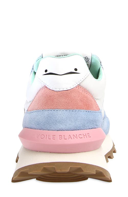 Shop Voile Blanche Qwark Hype Sneaker In Sky Blue White