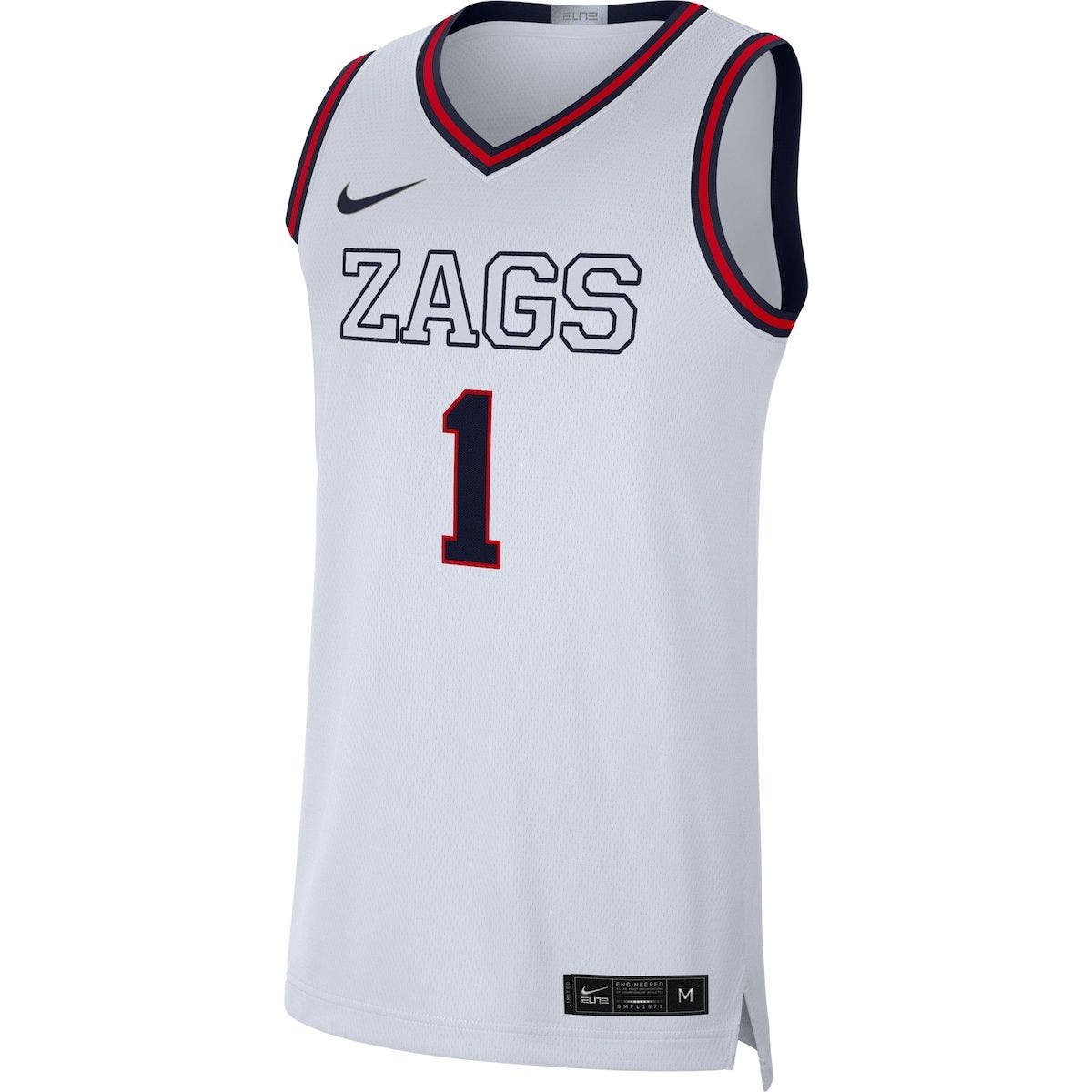 nike gonzaga jersey