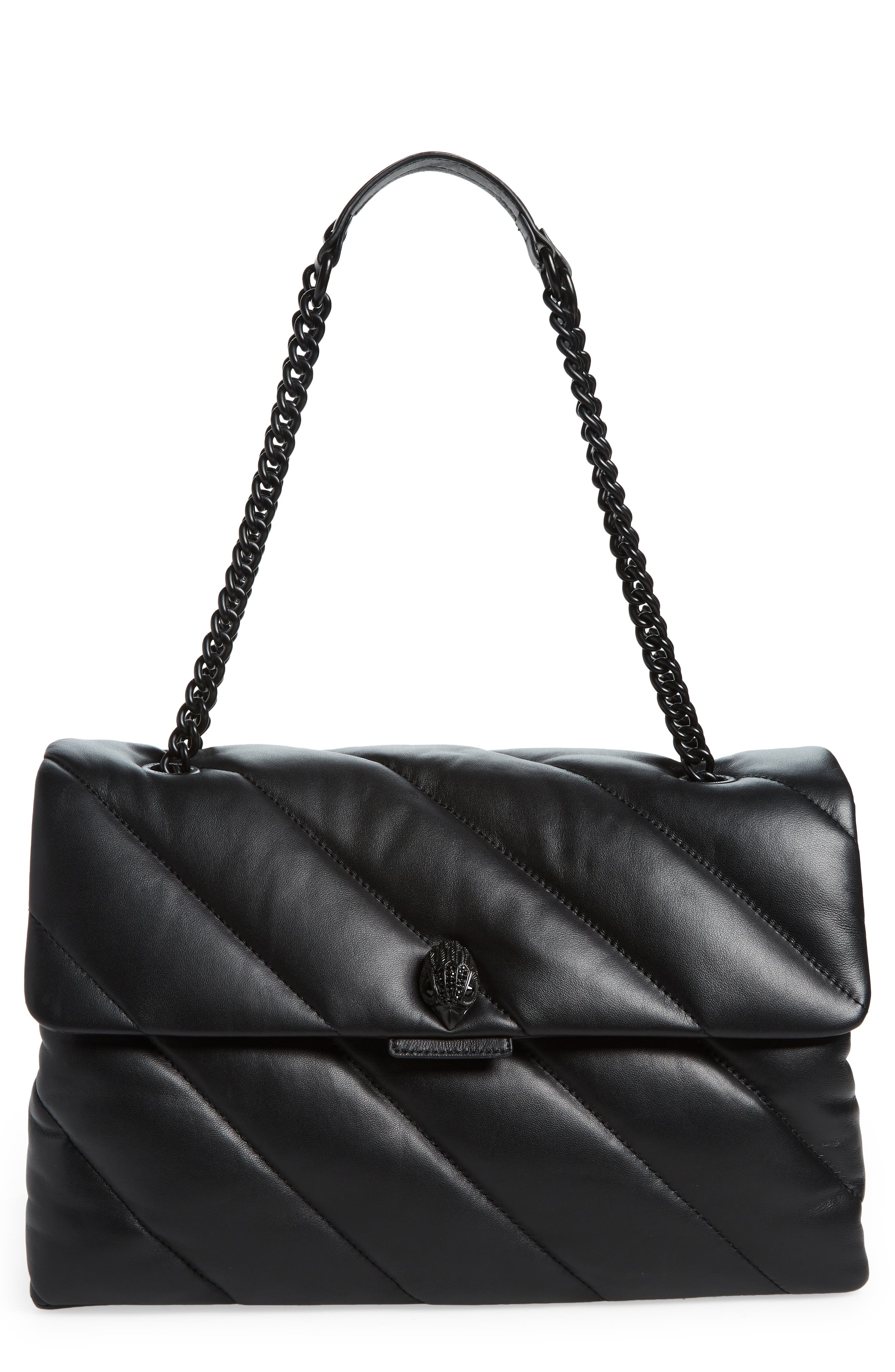 New Black Women Genuine Leather Sheepskin Tote Handbag Shoulder Bag S,M,L 