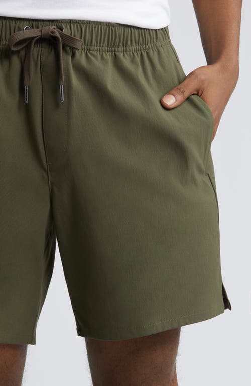 Shop Rhone Stretch Boathouse Shorts In Lichen Green