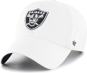 Las Vegas Raiders Men’s Black 47 Brand MVP Adjustable Hat