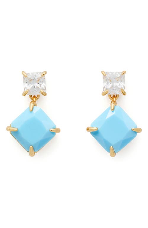 Kate Spade New York Geometric Drop Earrings In Blue