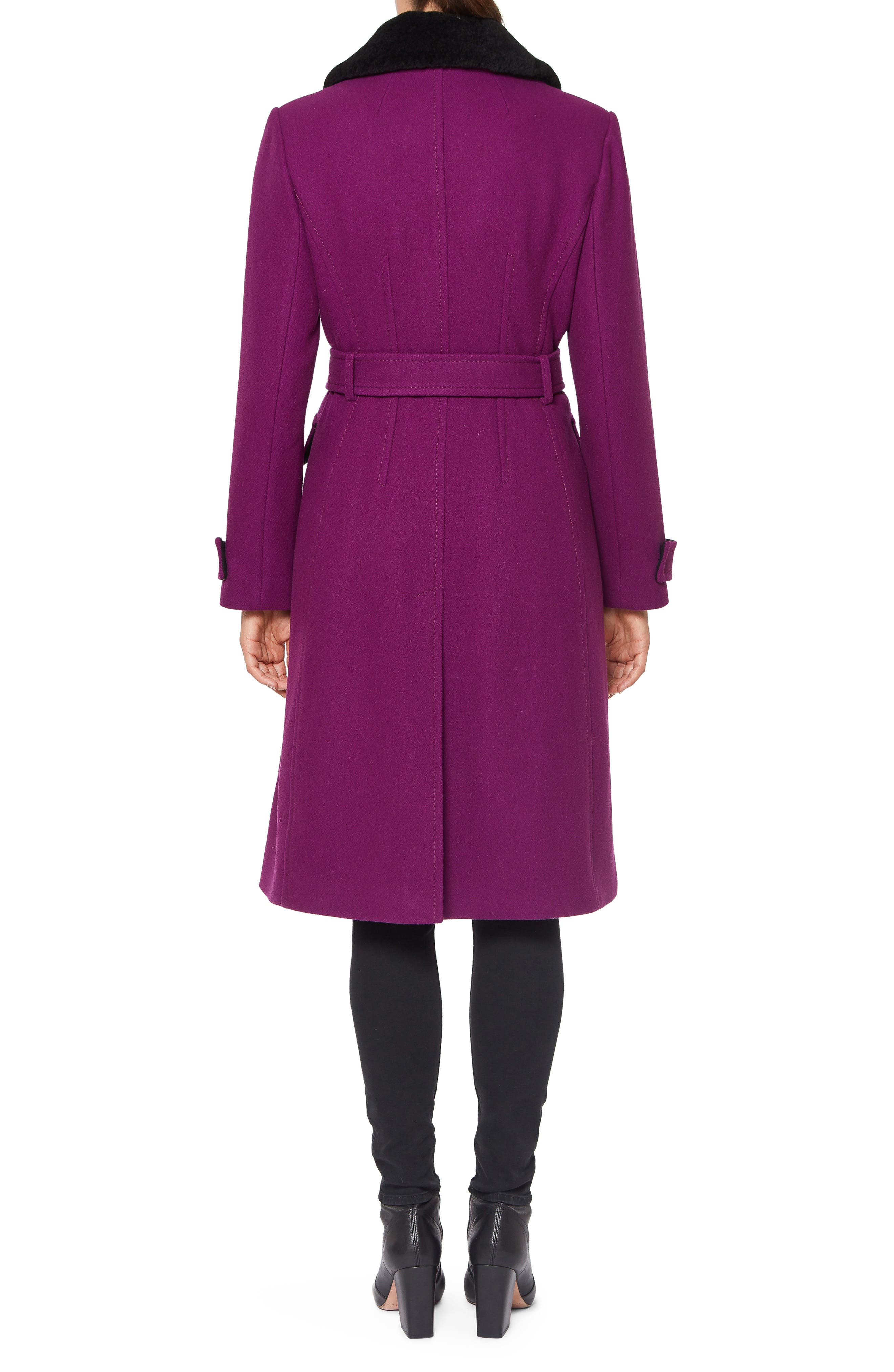 principles purple coat