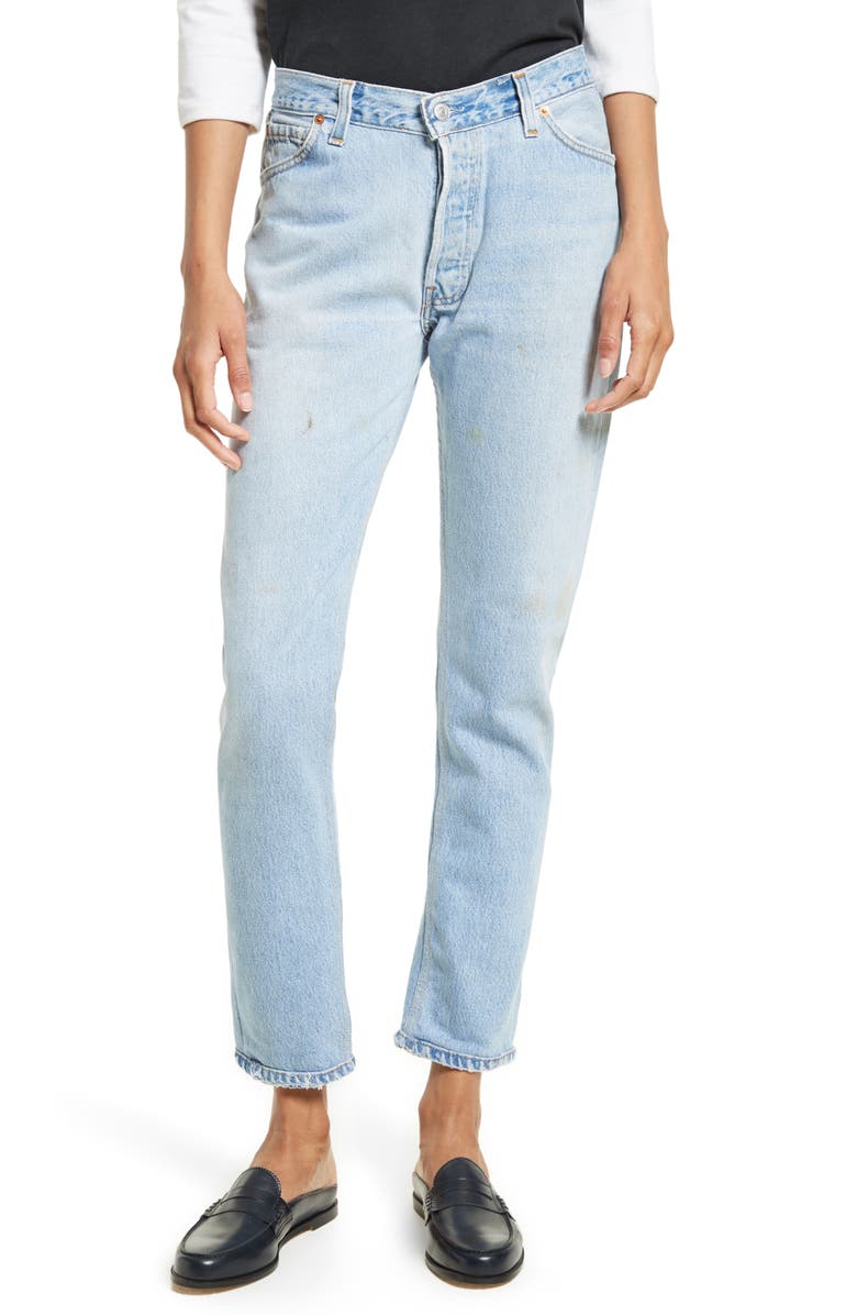 Re/Done Reconstructed Relaxed Straight Jeans | Nordstrom