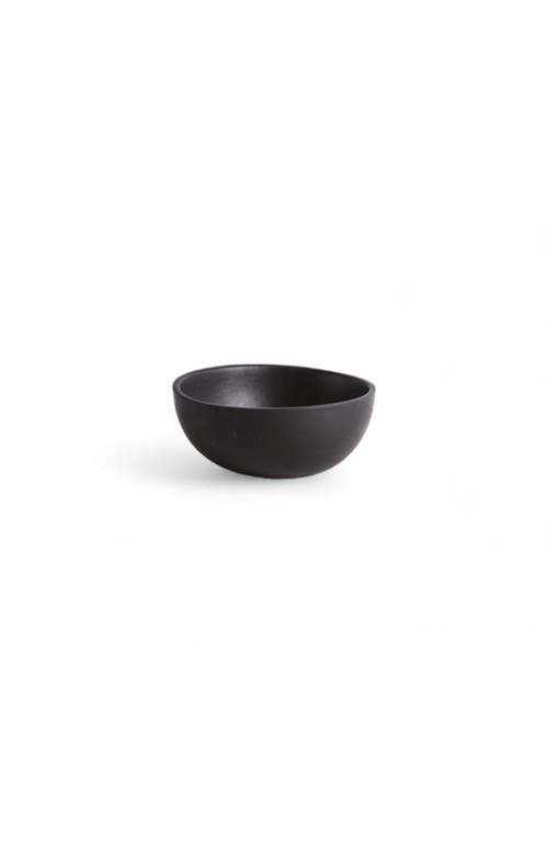 Shop Gharyan Stoneware Stoneware Condiment Bowl Set Of 4 In Black