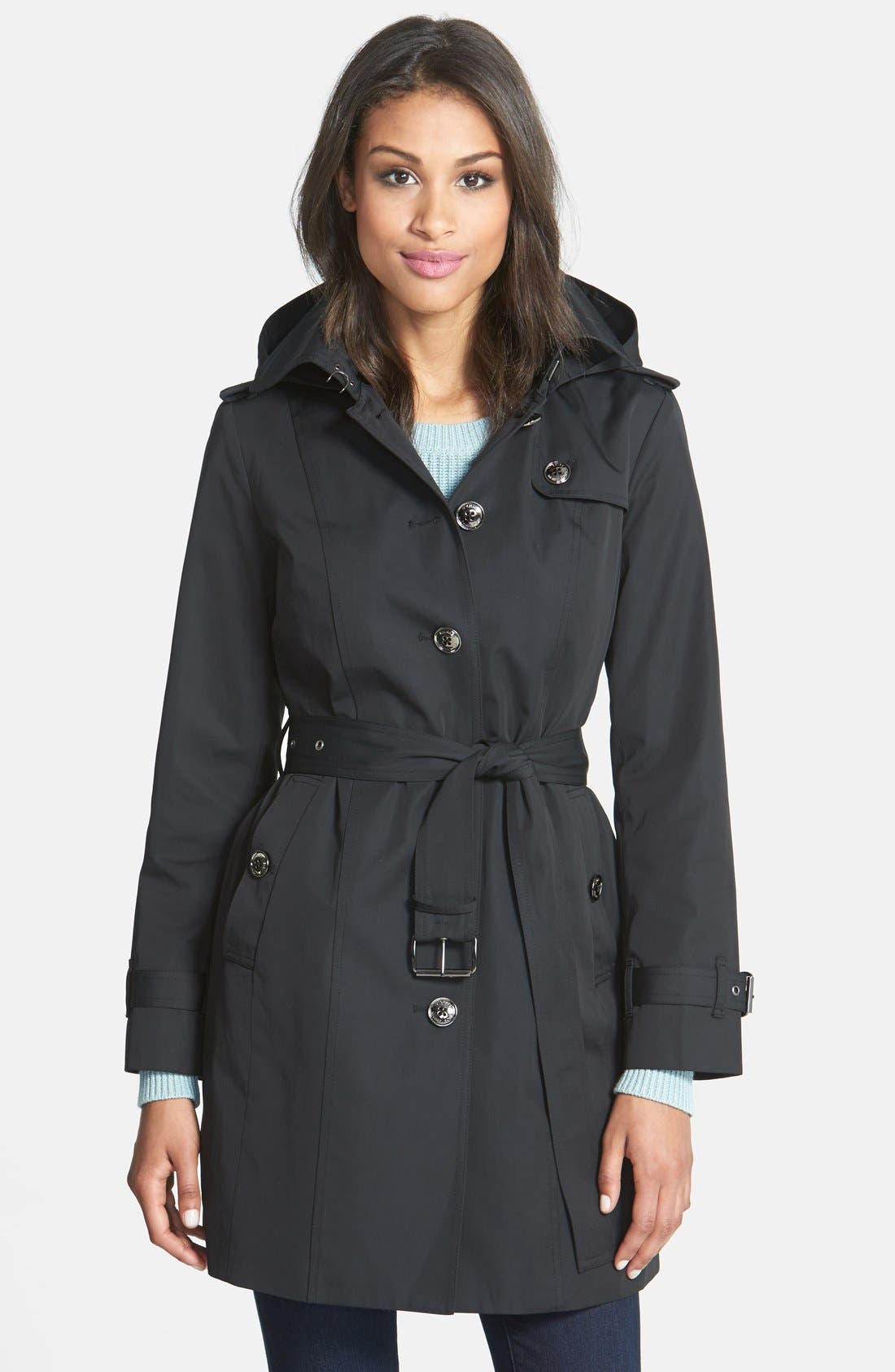MICHAEL Michael Kors Trench Coat with 