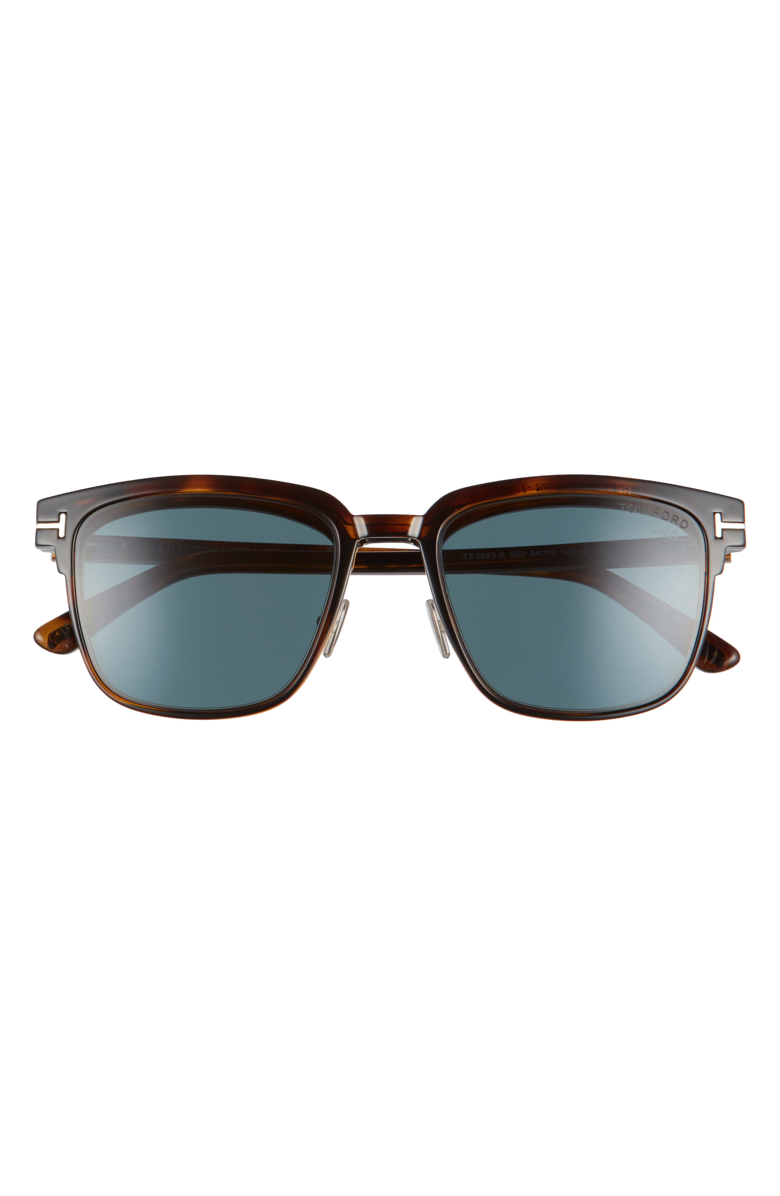 Tom Ford 54mm Blue Light Blocking Glasses & Clip-On Sunglasses in  Black/Rose Gold/Clear/Smoke | Smart Closet
