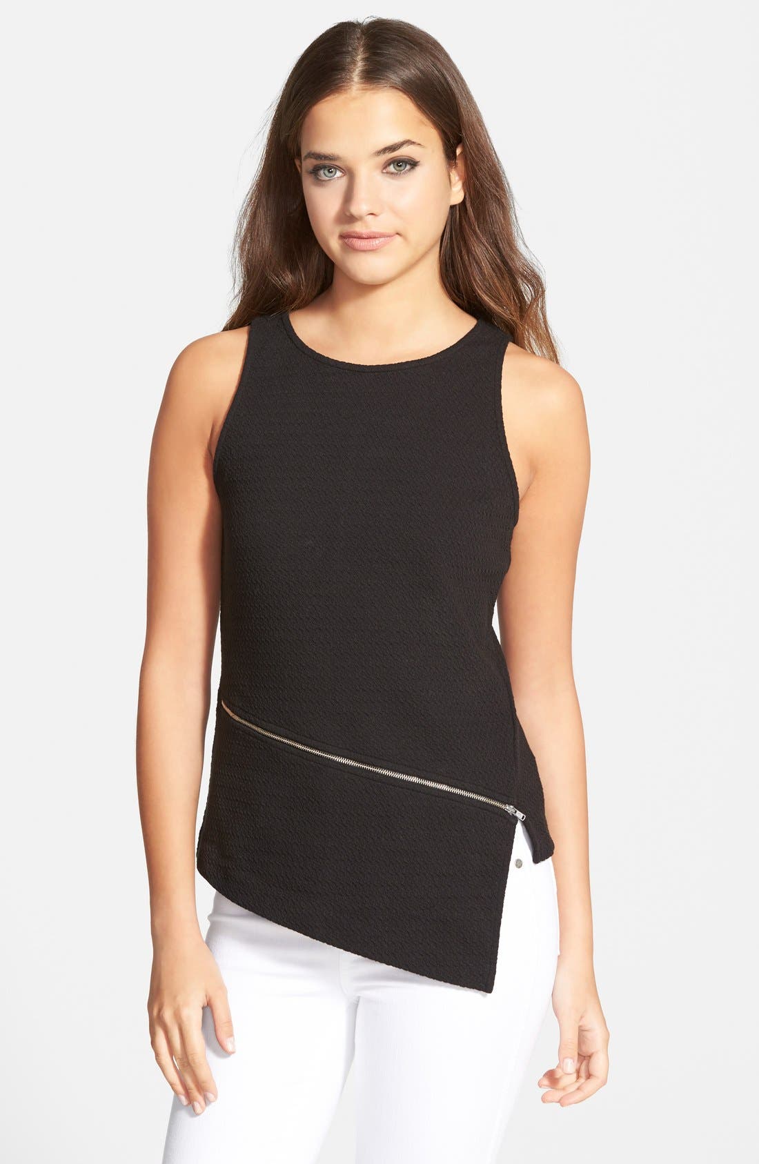 Trouvé Zipper Tank Nordstrom