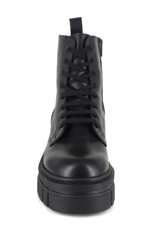 Ziginy Toniah Lug Sole Bootie In Black