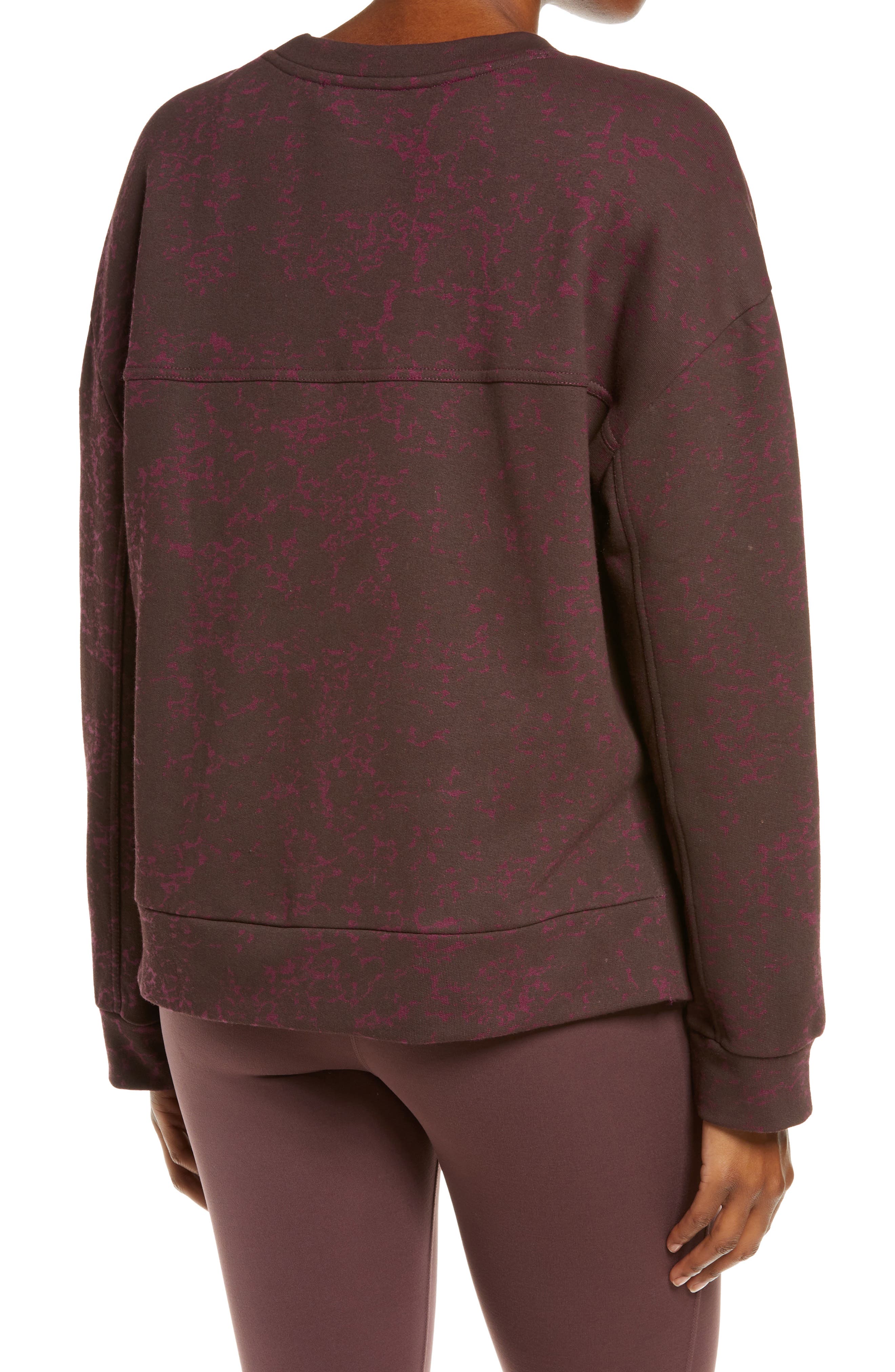 side split sweatshirt