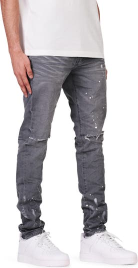 Resin Coated Skinny Jeans