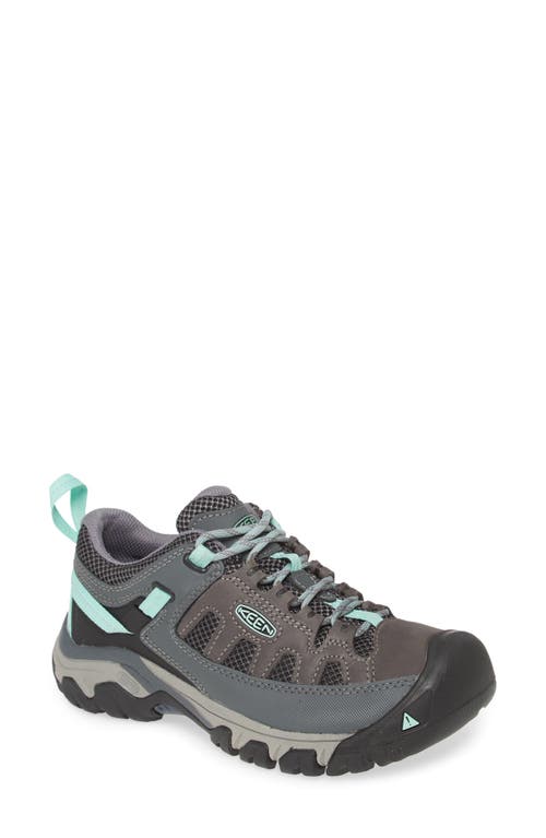 KEEN Targhee Vent Hiking Shoe in Steel Grey/Ocean Wave Leather at Nordstrom, Size 5.5