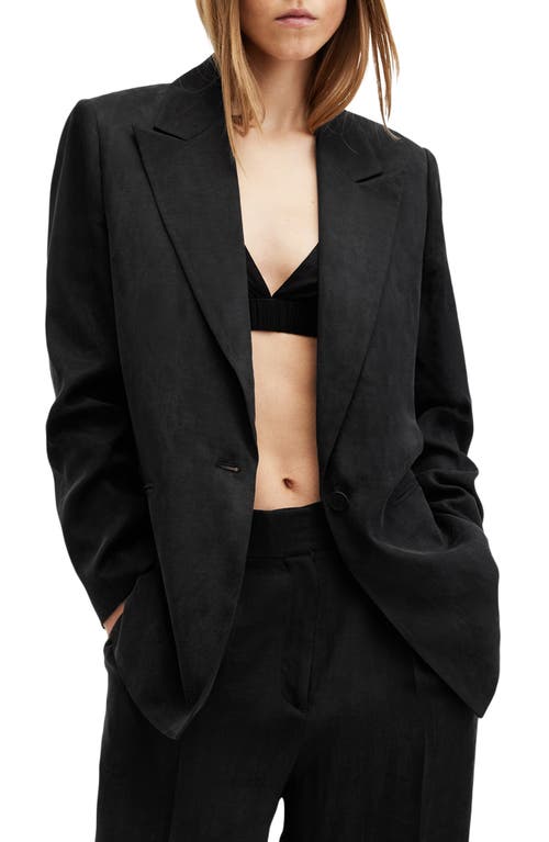 Shop Allsaints Averie Blazer In Black