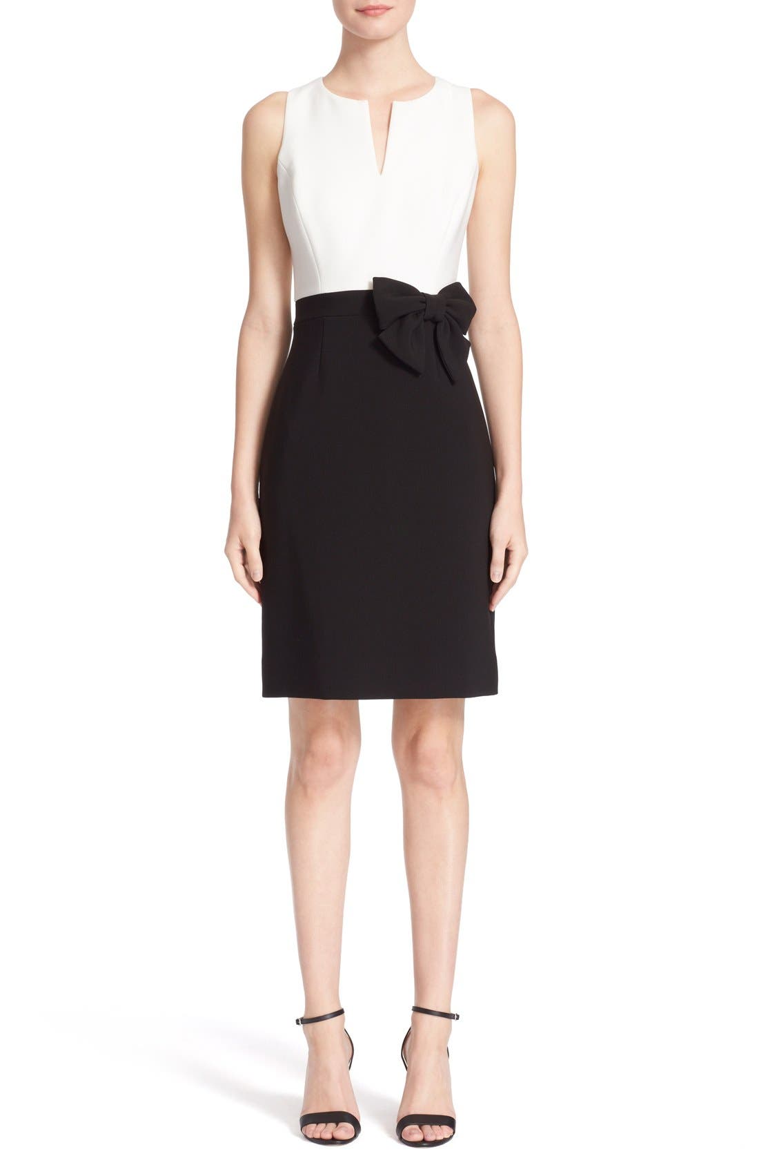 kate spade white colorblock dress
