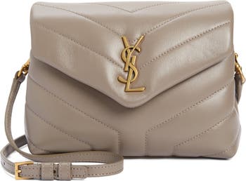 Saint Laurent YSL LouLou Toy in Quilted Y Monogram Leather Shoulder Bag  Cheddar