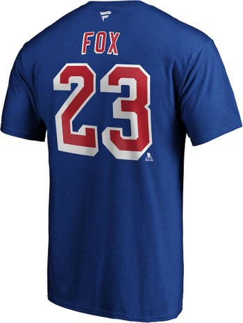 Men's Fanatics Branded Adam Fox Blue New York Rangers Home Premier Breakaway Player Jersey