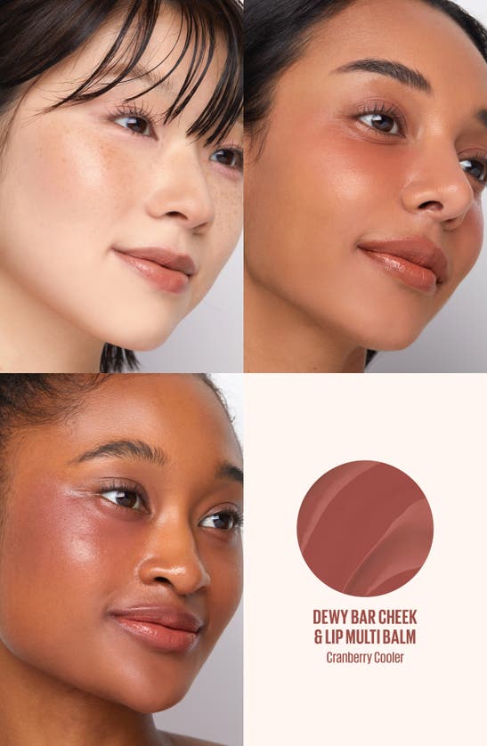 Kaja Dewy Bar Blush & Lip Balm In Cranberry Cooler