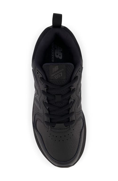 New Balance Mx 857 V3 Training Shoe In Black/black