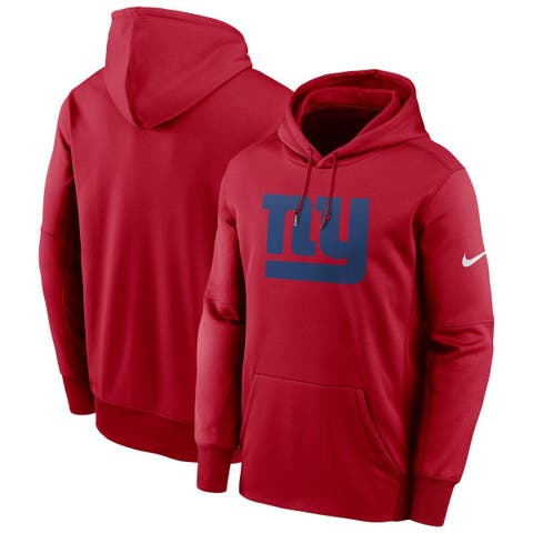 Men's New York Giants Nike Black RFLCTV Chevron Pullover Hoodie