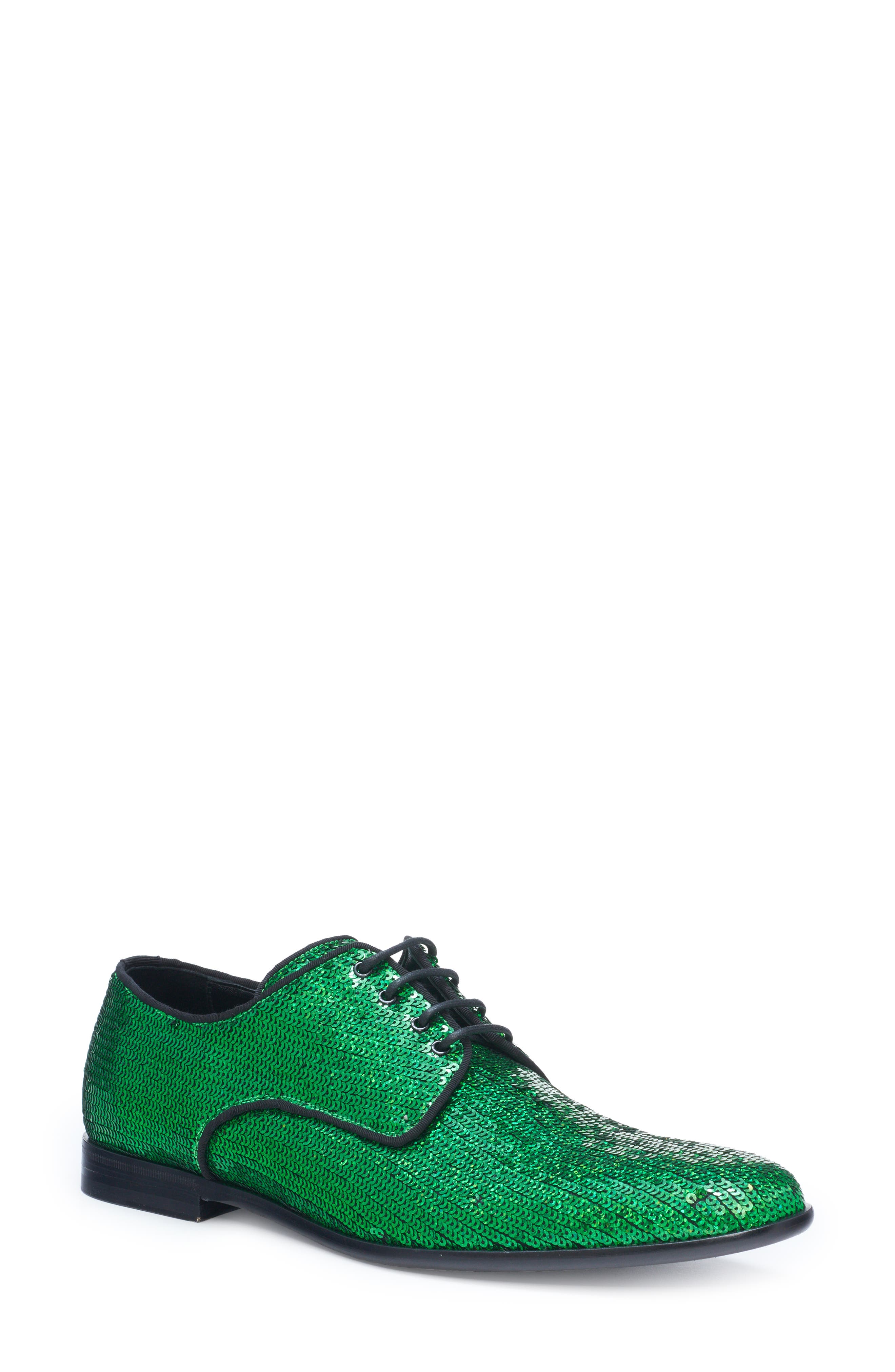 green mens shoes