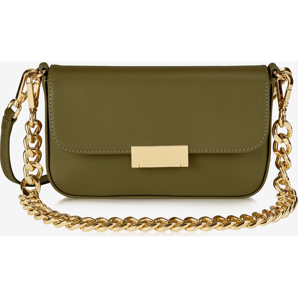 Gigi New York Edie Shoulder Bag In Olive