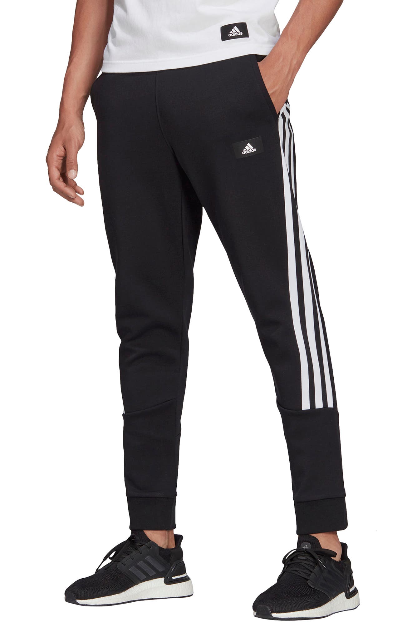 adidas the brand with the 3 stripes sweatpants