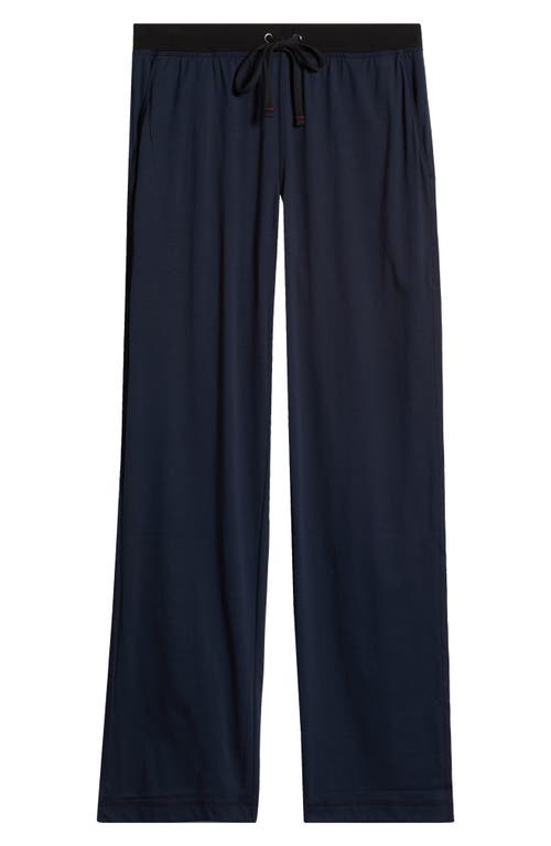 Daniel Buchler Peruvian Pima Cotton Lounge Trousers In Midnight