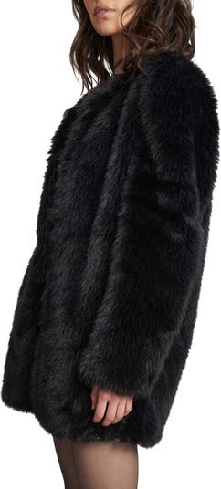 Bardot Logan Faux Fur Coat