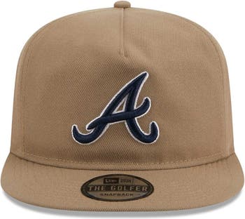 Atlanta Braves Khaki Clean Up Adjustable Hat, Adult One Size Fits All