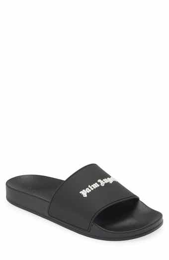Black pool slides womens discount