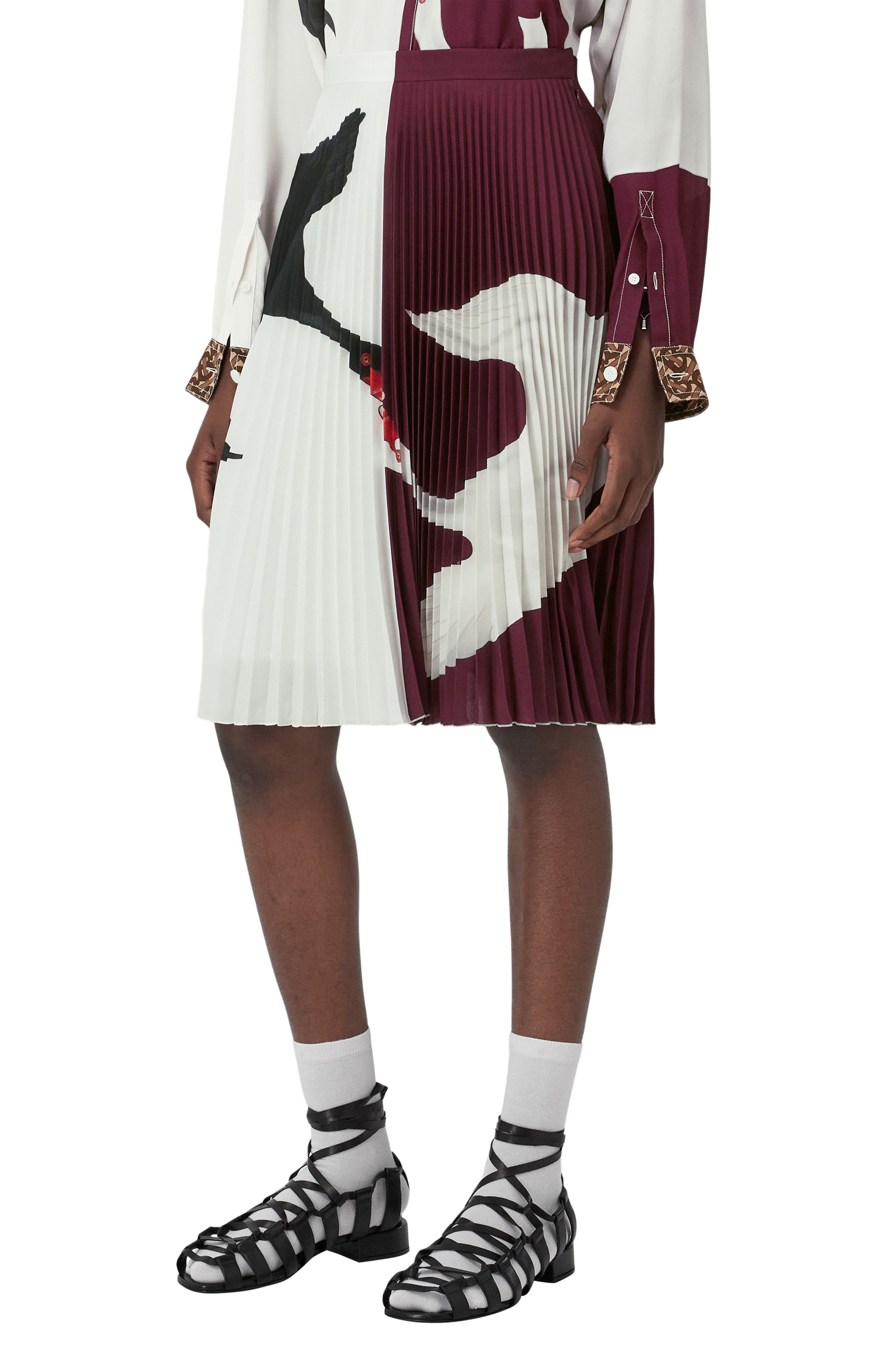 burberry skirt nordstrom