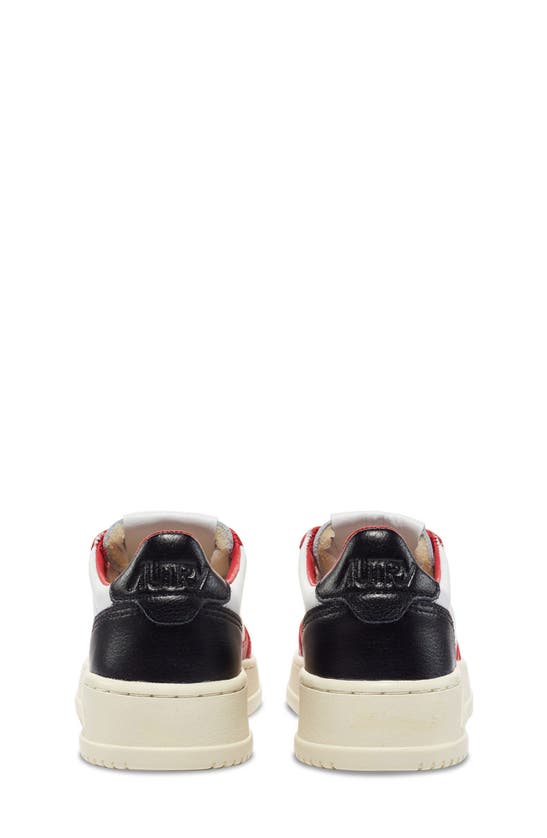 Shop Autry Kulk Medalist Low Water Resistant Sneaker In Black/ Red