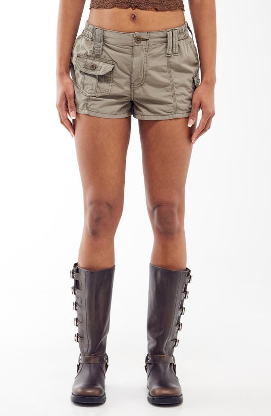 Shop Bdg Urban Outfitters Y2k Cargo Shorts In Khaki