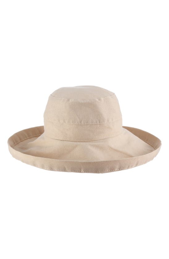 Scala Cloth Upf 50+ Hat In Neutral