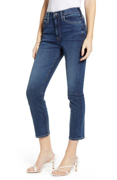Edwin Elin High Waist Crop Slim Jeans In Rotation