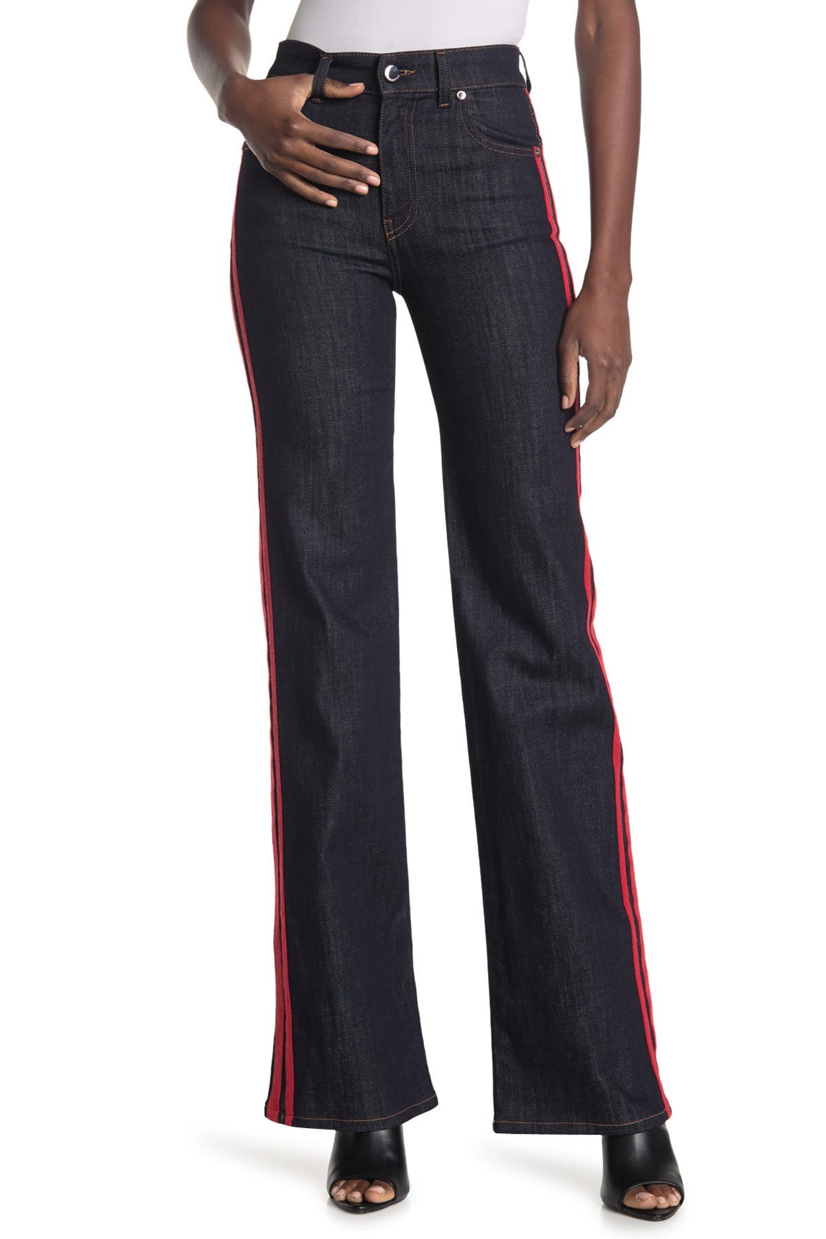 Red Valentino Flared Jeans In Blue Denim 518