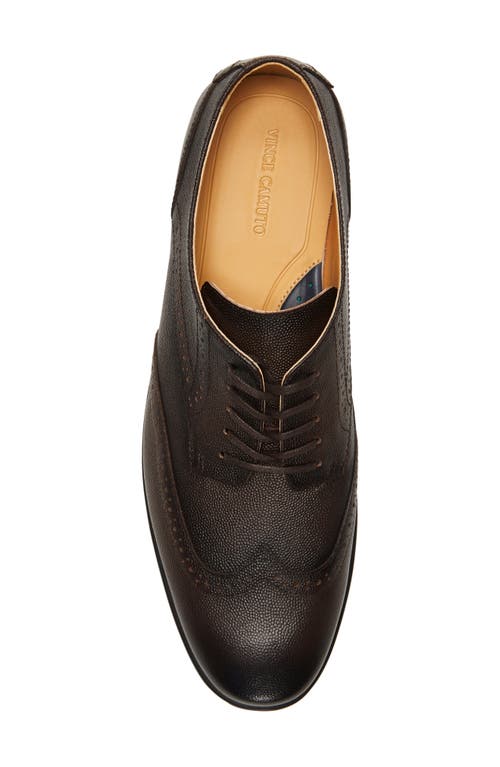 Vince Camuto Ckarl Wingtip Derby In Dark Coffee Minsco