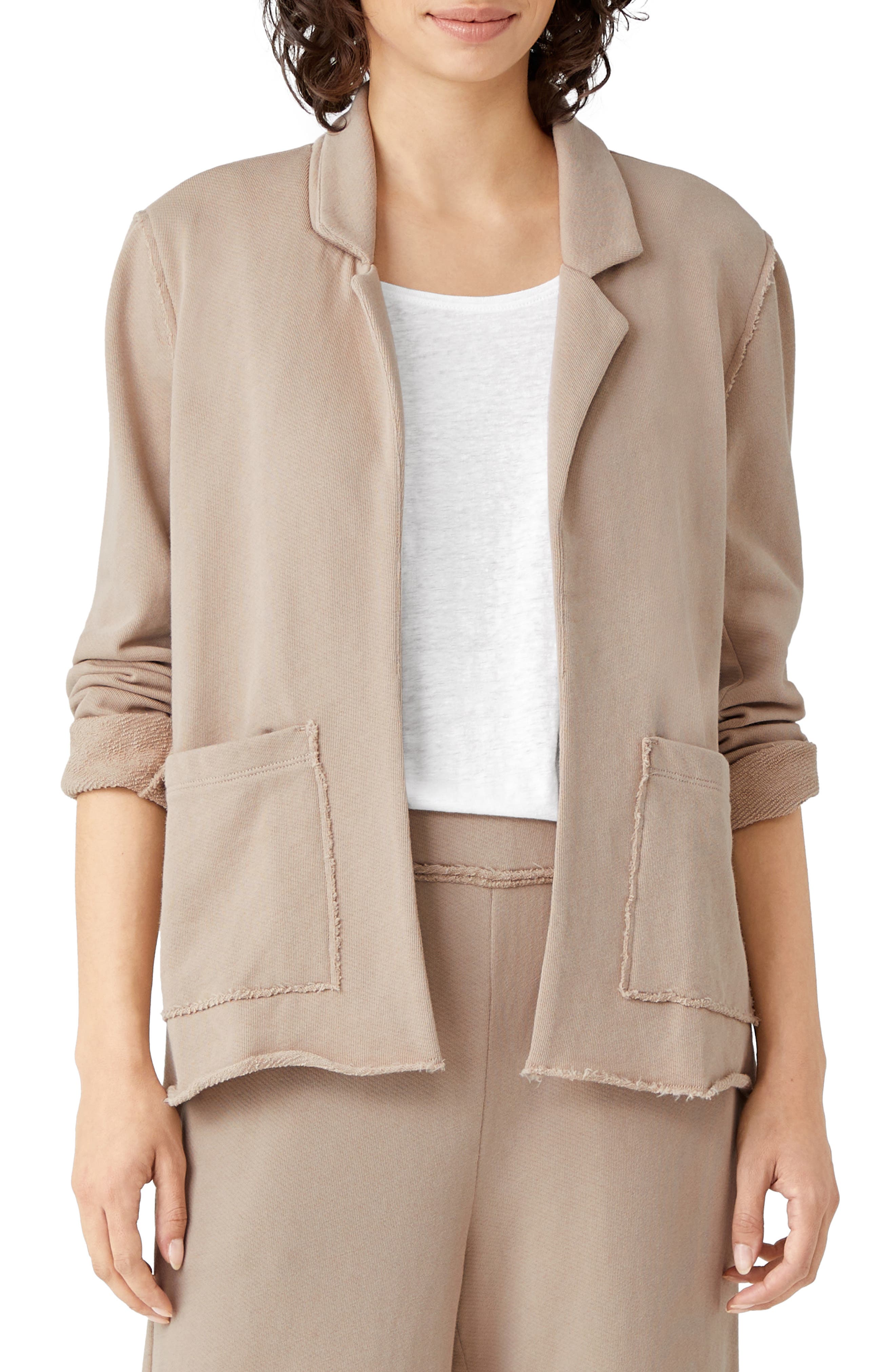 beige ladies blazer