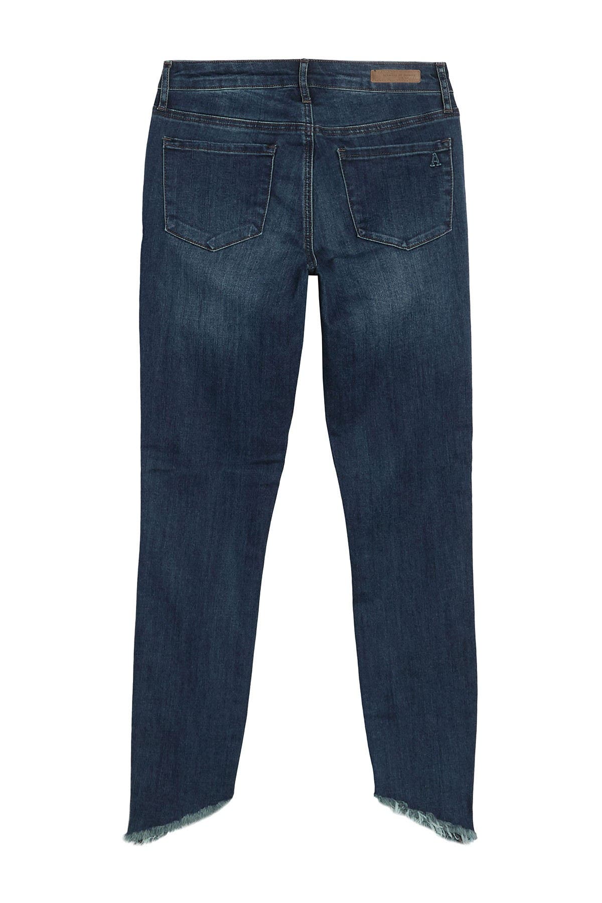 Articles Of Society Suzy Cropped Jeans In Medium Blue4