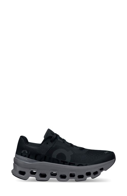 Shop On Cloudmster Running Shoe In Black/magnet