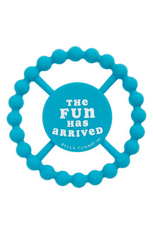 Bella Tunno Fun Has Arrived Silicone Teether in Blue at Nordstrom